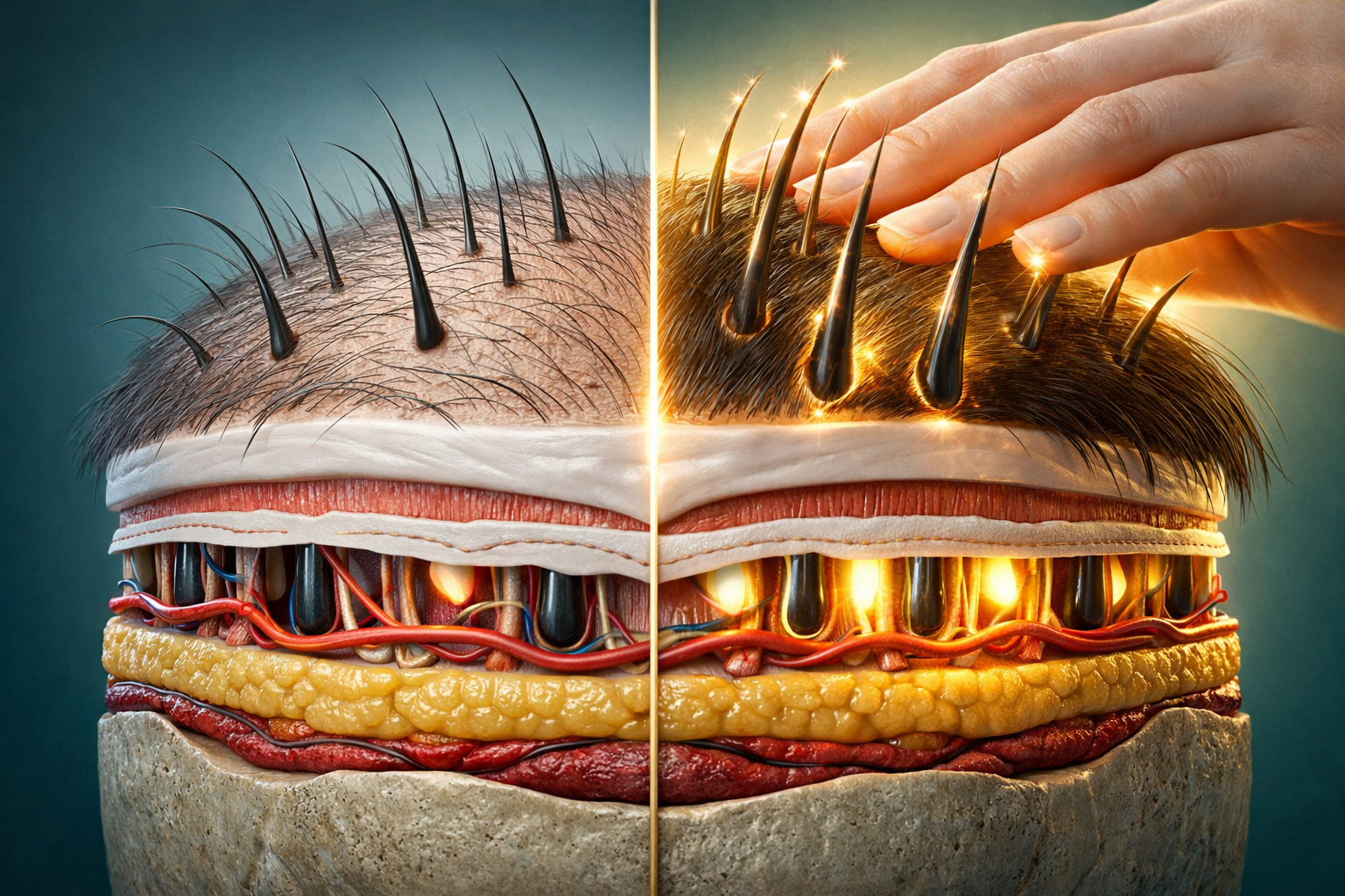 scalp massage for hair growth