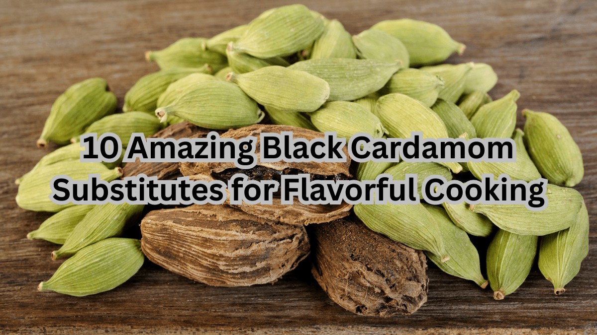 black cardamom substitutes